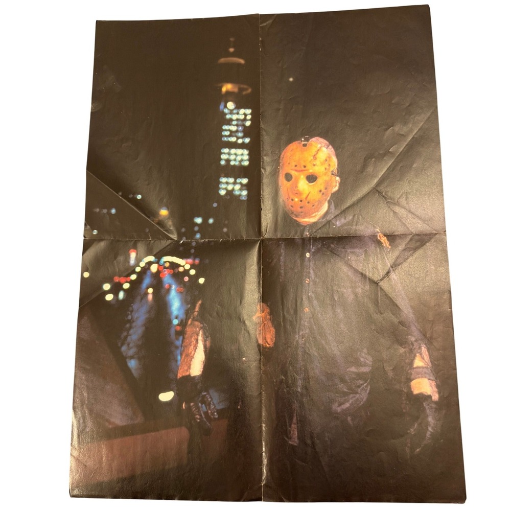 Friday the 13th Part VIII Jason Takes Manhattan 16x21 Double Sided Horror Poster